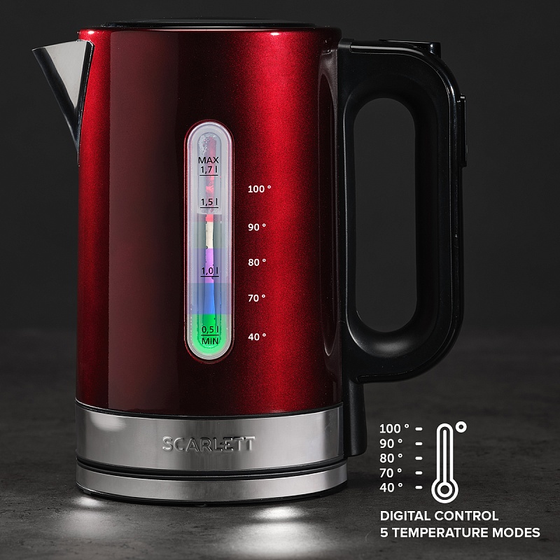 Electric kettle with digital control Scarlett SC-EK21S78 - Характеристики - 14