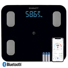 Diagnostic body weight and bmi bluetooth scales Scarlett SC-BS33ED46