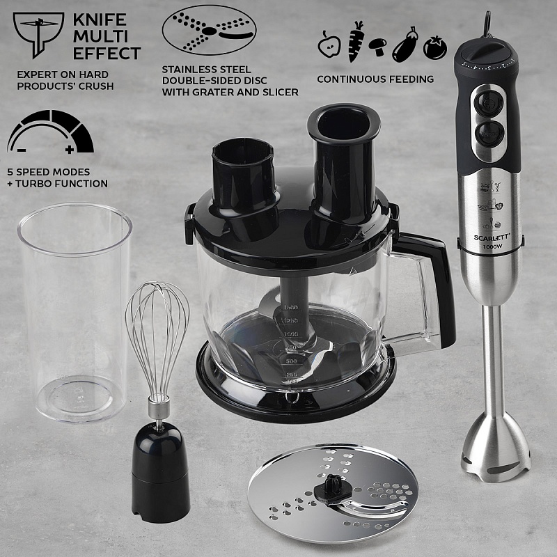 Food processor-blender Scarlett SC-HB42K01 - Характеристики